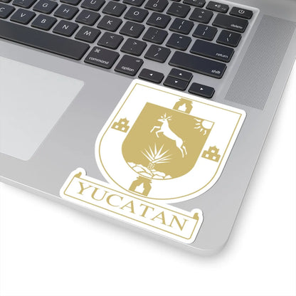 Escudo del Congreso de Yucatán (Mexico) (Coat of Arms) STICKER Vinyl Kiss-Cut Decal - The Sticker Space