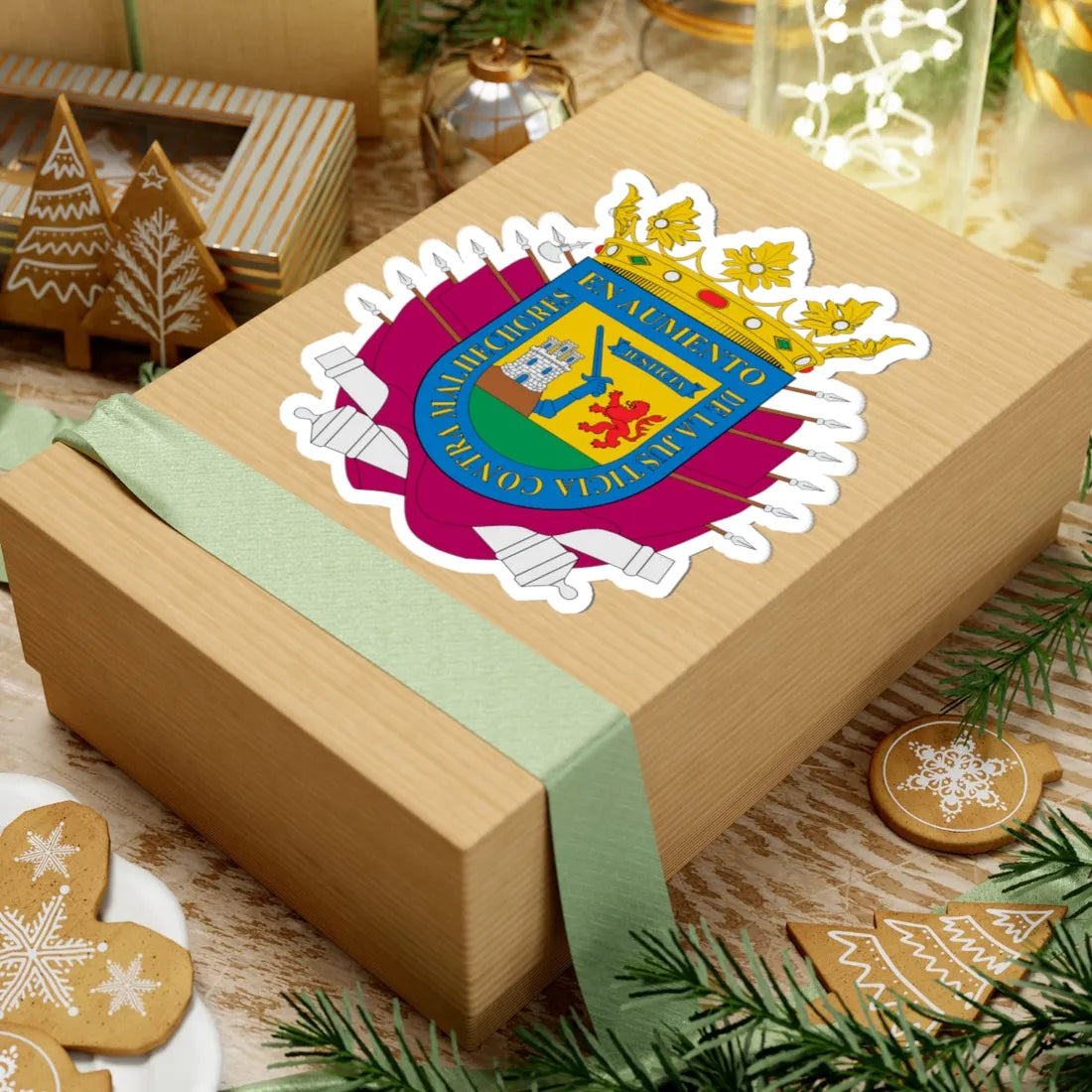 Escudo del Diputado General de Álava (Spain) (Coat of Arms) STICKER Vinyl Kiss-Cut Decal - The Sticker Space