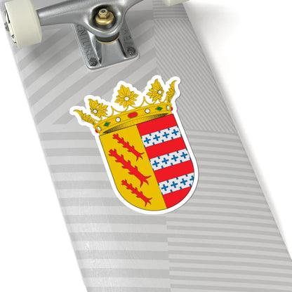 Escudo del ducado de Zaragoza (Spain) (Coat of Arms) STICKER Vinyl Kiss-Cut Decal - The Sticker Space