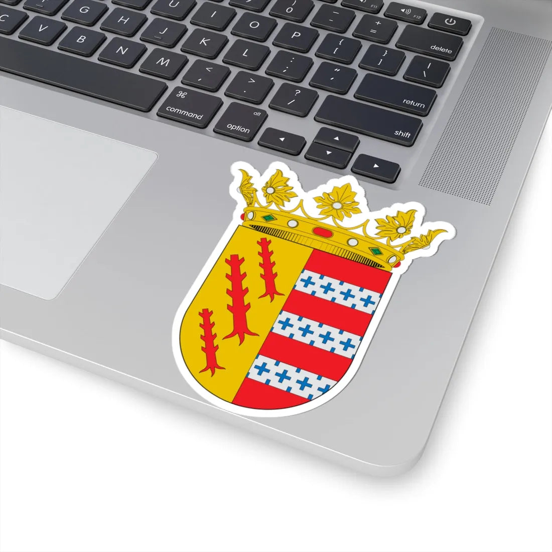 Escudo del ducado de Zaragoza (Spain) (Coat of Arms) STICKER Vinyl Kiss-Cut Decal - The Sticker Space