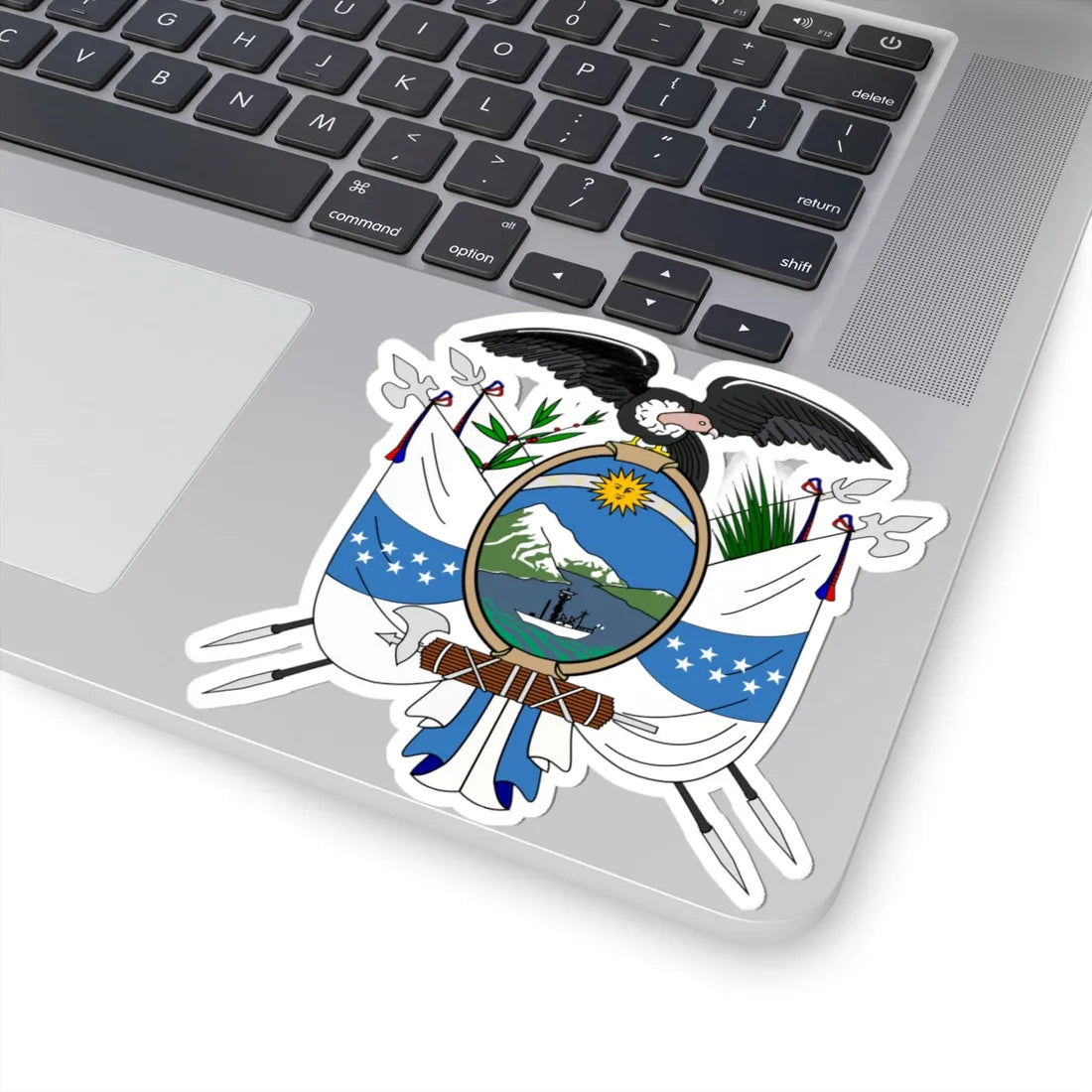 Escudo del Ecuador de 1845 (Ecuador) (Coat of Arms) STICKER Vinyl Kiss-Cut Decal - The Sticker Space