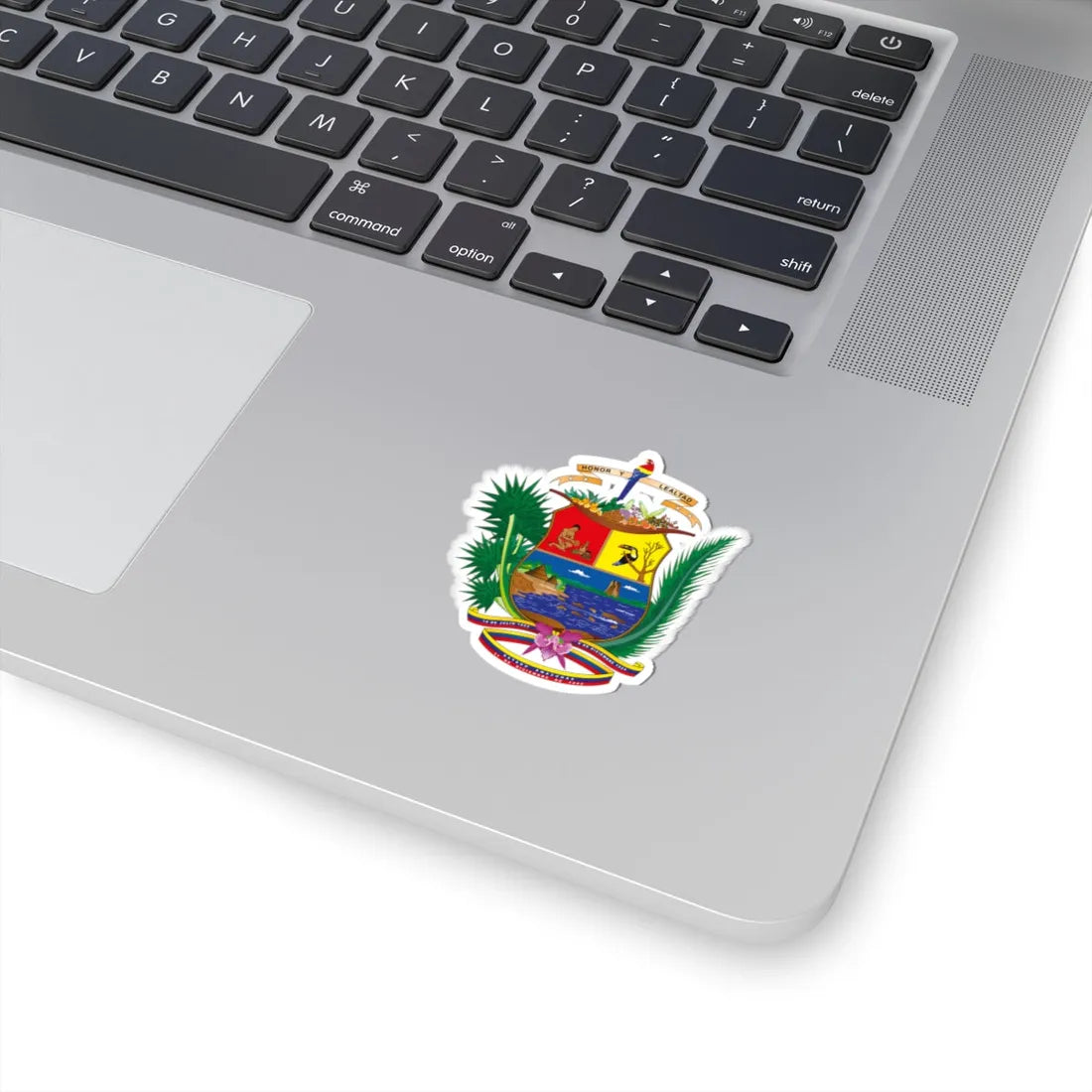 Escudo del Estado Amazonas (Venezuela) (Coat of Arms) STICKER Vinyl Kiss-Cut Decal - The Sticker Space