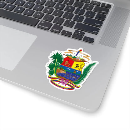Escudo del Estado Amazonas (Venezuela) (Coat of Arms) STICKER Vinyl Kiss-Cut Decal - The Sticker Space
