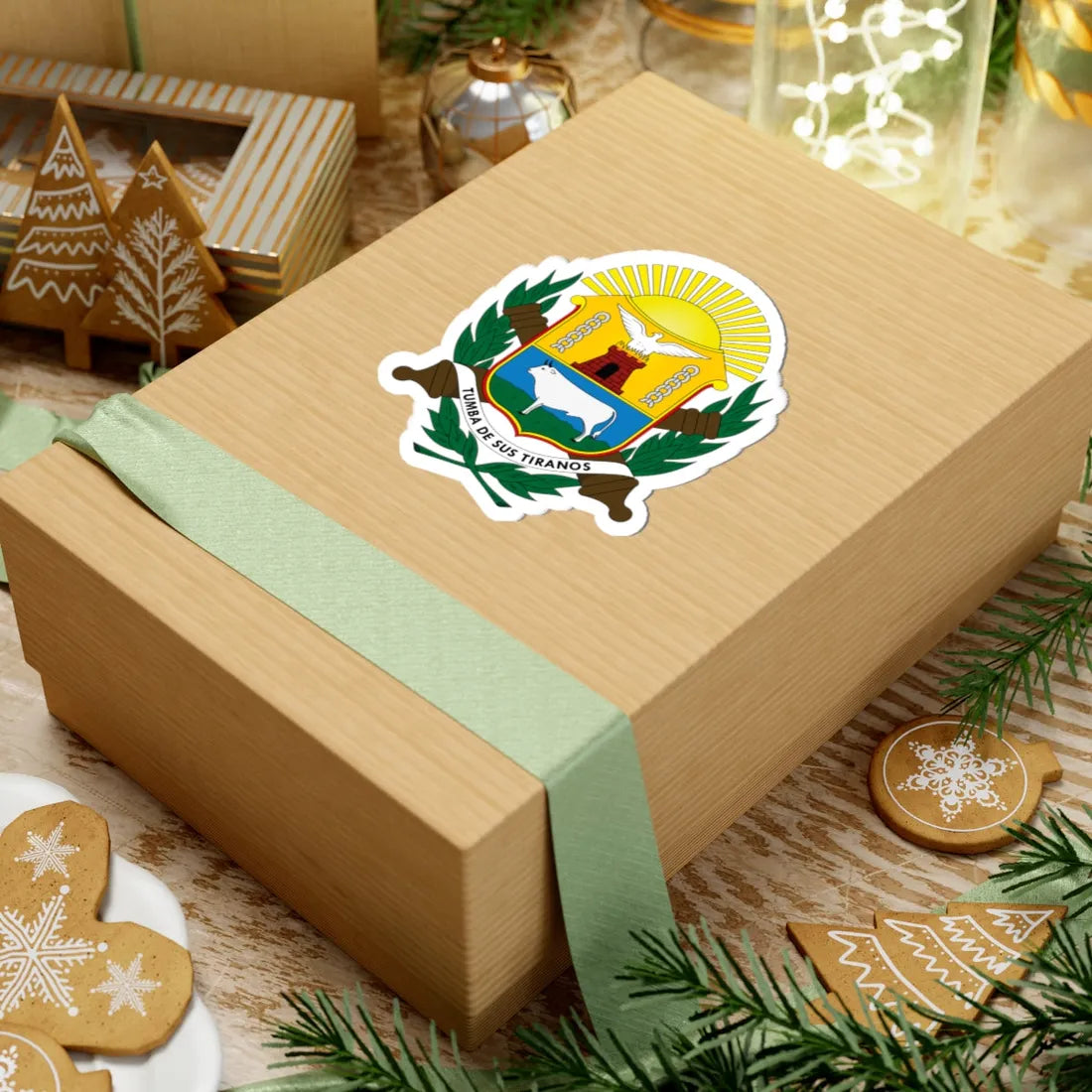 Escudo del Estado Anzoategui (Venezuela) (Coat of Arms) STICKER Vinyl Kiss-Cut Decal - The Sticker Space