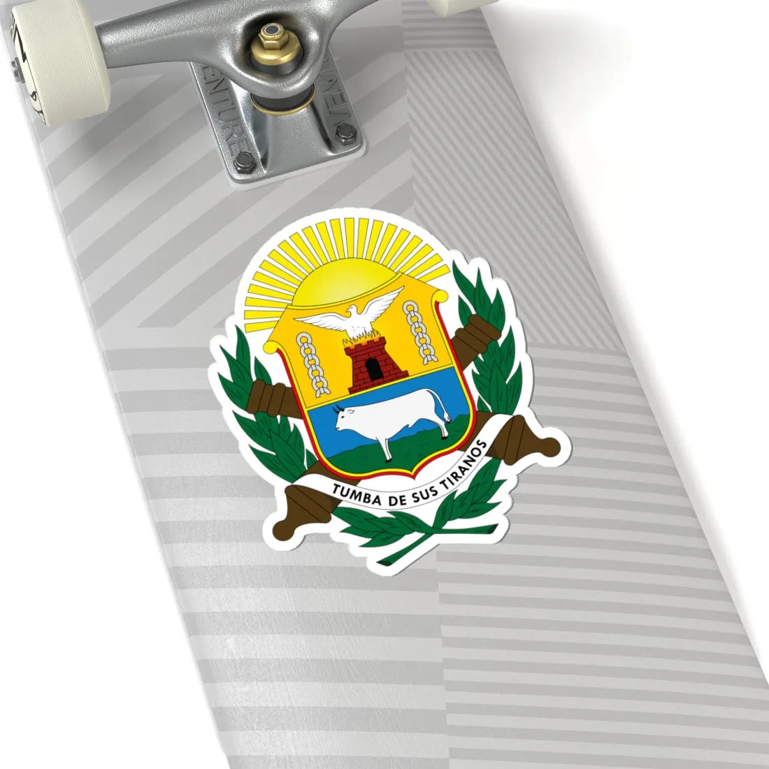 Escudo del Estado Anzoategui (Venezuela) (Coat of Arms) STICKER Vinyl Kiss-Cut Decal - The Sticker Space