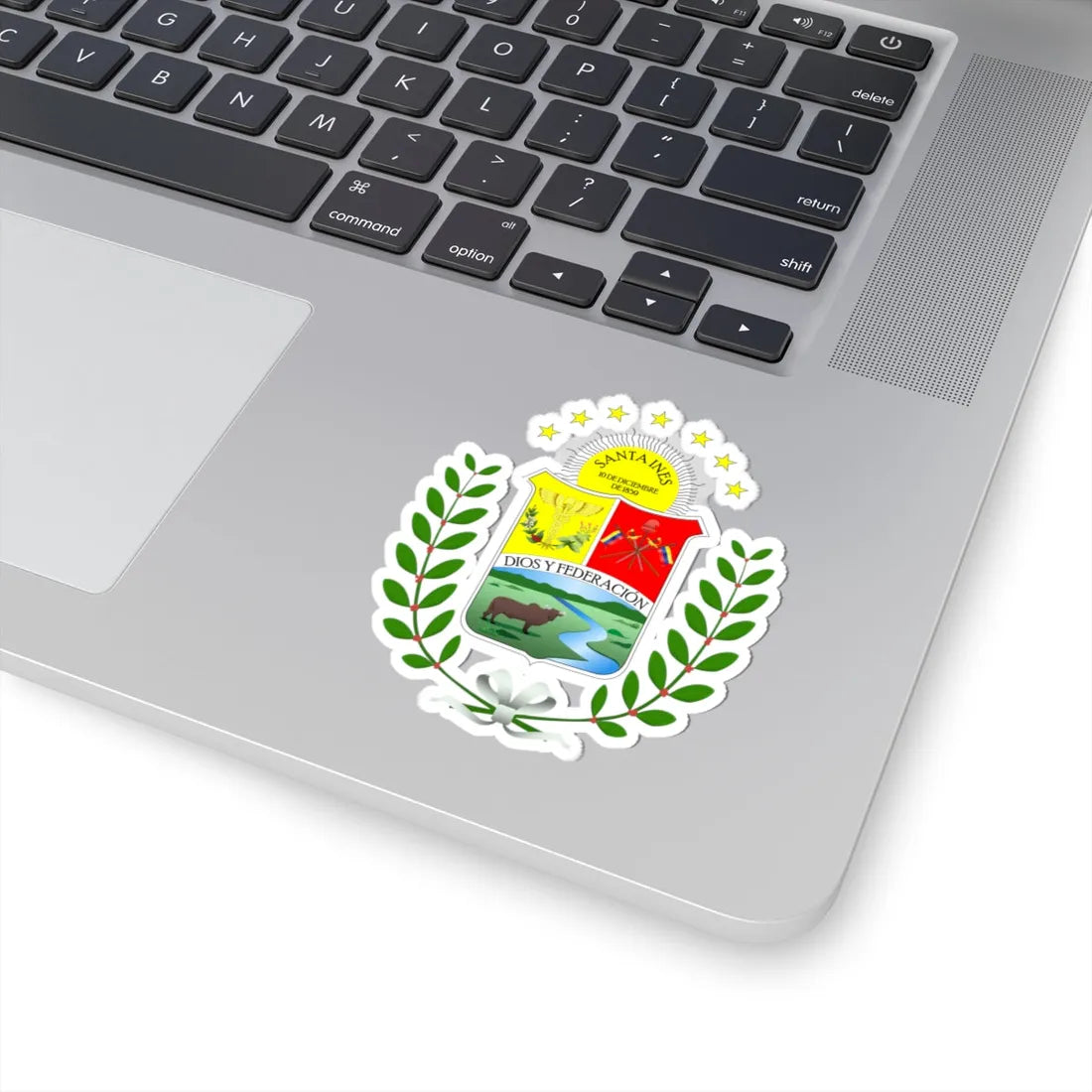 Escudo del Estado Barinas (Venezuela) (Coat of Arms) STICKER Vinyl Kiss-Cut Decal - The Sticker Space