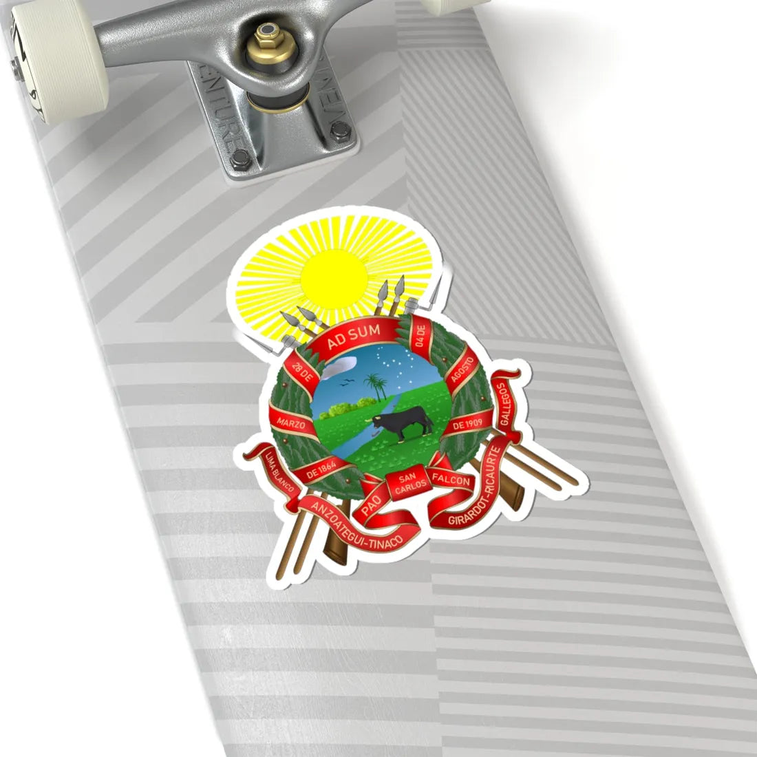 Escudo del estado Cojedes (Venezuela) (Coat of Arms) STICKER Vinyl Kiss-Cut Decal - The Sticker Space