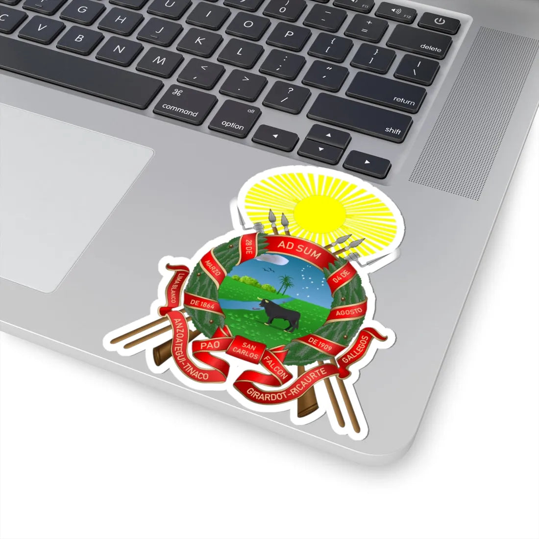 Escudo del estado Cojedes (Venezuela) (Coat of Arms) STICKER Vinyl Kiss-Cut Decal - The Sticker Space