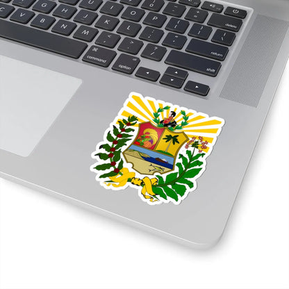 Escudo del Estado Sucre (Venezuela) (Coat of Arms) STICKER Vinyl Kiss-Cut Decal - The Sticker Space