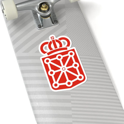Escudo del gobierno de Navarra (Spain) (Coat of Arms) STICKER Vinyl Kiss-Cut Decal - The Sticker Space