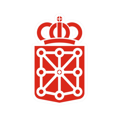 Escudo del gobierno de Navarra (Spain) (Coat of Arms) STICKER Vinyl Kiss-Cut Decal - The Sticker Space