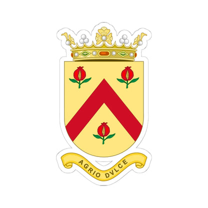 Escudo del Marquesado de la Floresta (Spain) (Coat of Arms) STICKER Vinyl Kiss-Cut Decal 6 Inch White - The Sticker Space