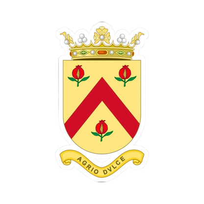 Escudo del Marquesado de la Floresta (Spain) (Coat of Arms) STICKER Vinyl Kiss-Cut Decal - The Sticker Space