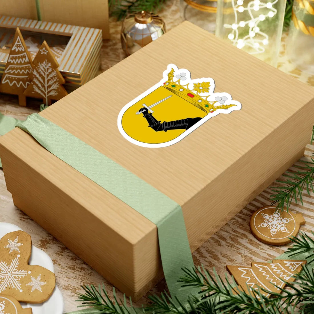 Escudo del Marquesado de la Romana (Spain) (Coat of Arms) STICKER Vinyl Kiss-Cut Decal - The Sticker Space