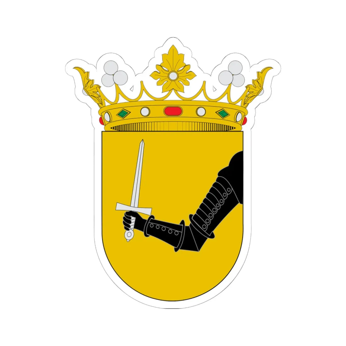 Escudo del Marquesado de la Romana (Spain) (Coat of Arms) STICKER Vinyl Kiss-Cut Decal - The Sticker Space