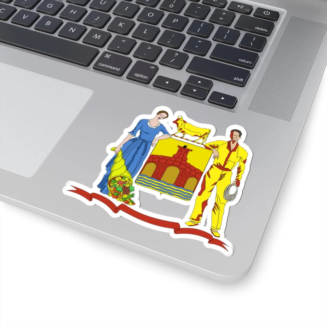 Escudo del Municipio Alberto Adriani (Venezuela) (Coat of Arms) STICKER Vinyl Kiss-Cut Decal - The Sticker Space