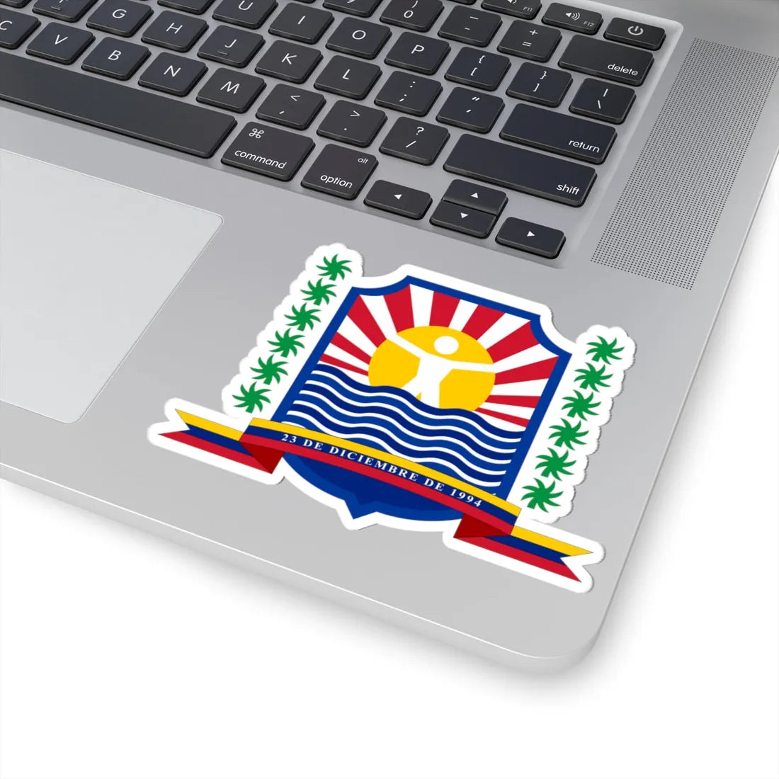 Escudo del Municipio Capistrano Anzoátegui (Venezuela) (Coat of Arms) STICKER Vinyl Kiss-Cut Decal - The Sticker Space
