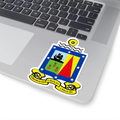 Escudo del Municipio Caroní (Venezuela) (Coat of Arms) STICKER Vinyl Kiss-Cut Decal - The Sticker Space