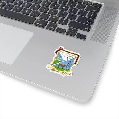 Escudo del Municipio Guanipa (Venezuela) (Coat of Arms) STICKER Vinyl Kiss-Cut Decal - The Sticker Space