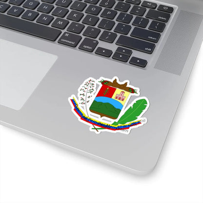 Escudo del Municipio Justo Briceño (Venezuela) (Coat of Arms) STICKER Vinyl Kiss-Cut Decal - The Sticker Space