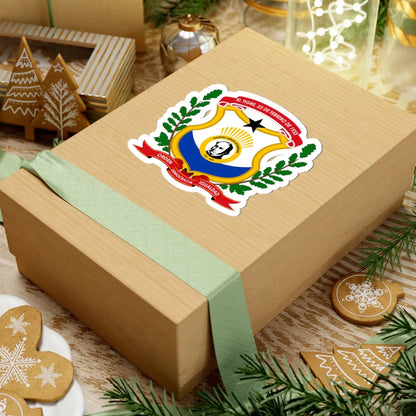 Escudo del Municipio Simón Rodríguez (Venezuela) (Coat of Arms) STICKER Vinyl Kiss-Cut Decal - The Sticker Space