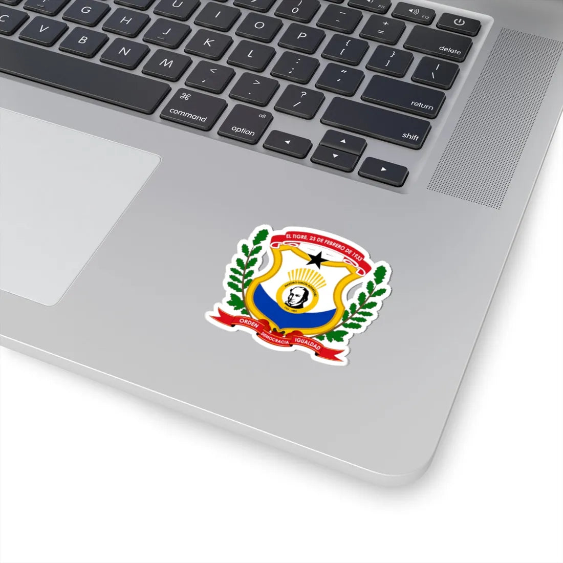 Escudo del Municipio Simón Rodríguez (Venezuela) (Coat of Arms) STICKER Vinyl Kiss-Cut Decal - The Sticker Space