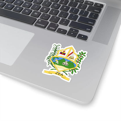 Escudo del Municipio Zea (Venezuela) (Coat of Arms) STICKER Vinyl Kiss-Cut Decal - The Sticker Space