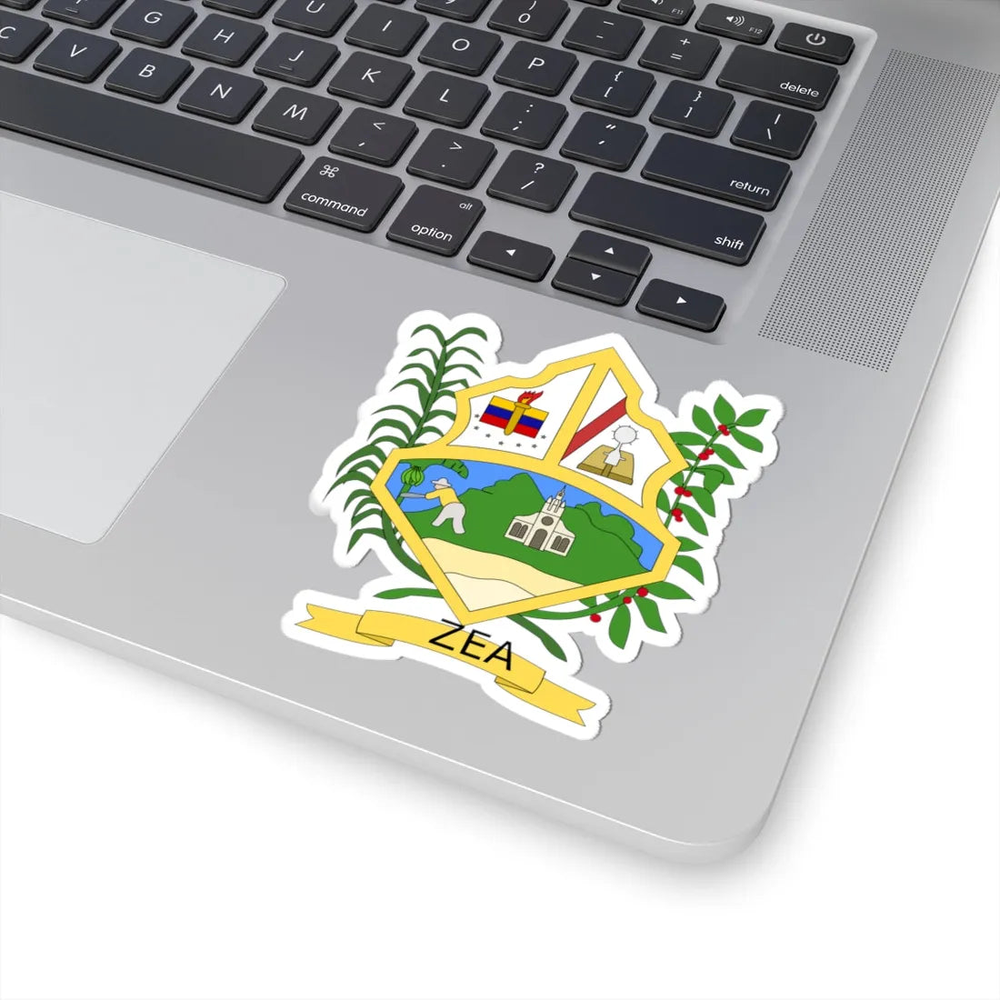 Escudo del Municipio Zea (Venezuela) (Coat of Arms) STICKER Vinyl Kiss-Cut Decal - The Sticker Space