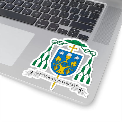 Escudo del obispo Alfonso Carrasco (Spain) (Coat of Arms) STICKER Vinyl Kiss-Cut Decal - The Sticker Space