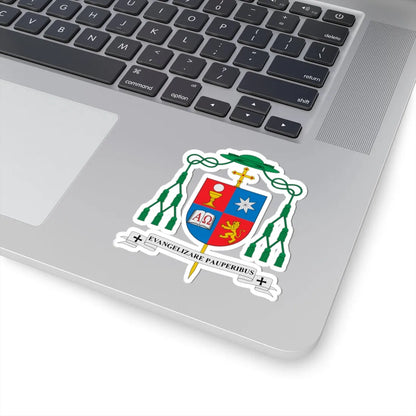 Escudo del obispo Jesús Fernández (Spain) (Coat of Arms) STICKER Vinyl Kiss-Cut Decal - The Sticker Space