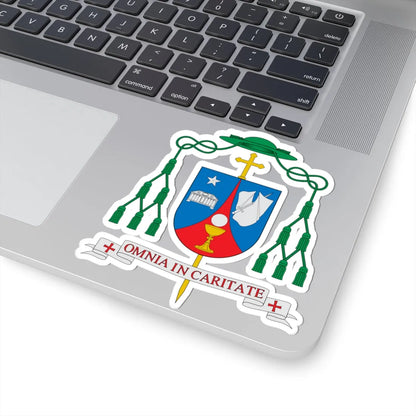 Escudo del obispo Leonardo Lemos (Spain) (Coat of Arms) STICKER Vinyl Kiss-Cut Decal - The Sticker Space