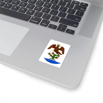 Escudo del Primer Imperio Mexicano cropped (Mexico) (Coat of Arms) STICKER Vinyl Kiss-Cut Decal - The Sticker Space