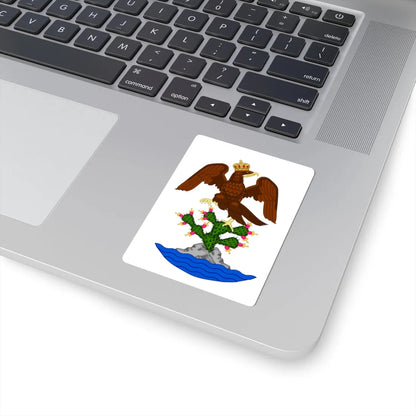 Escudo del Primer Imperio Mexicano cropped (Mexico) (Coat of Arms) STICKER Vinyl Kiss-Cut Decal - The Sticker Space