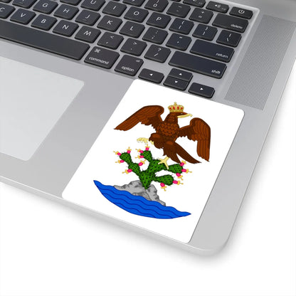 Escudo del Primer Imperio Mexicano cropped (Mexico) (Coat of Arms) STICKER Vinyl Kiss-Cut Decal - The Sticker Space