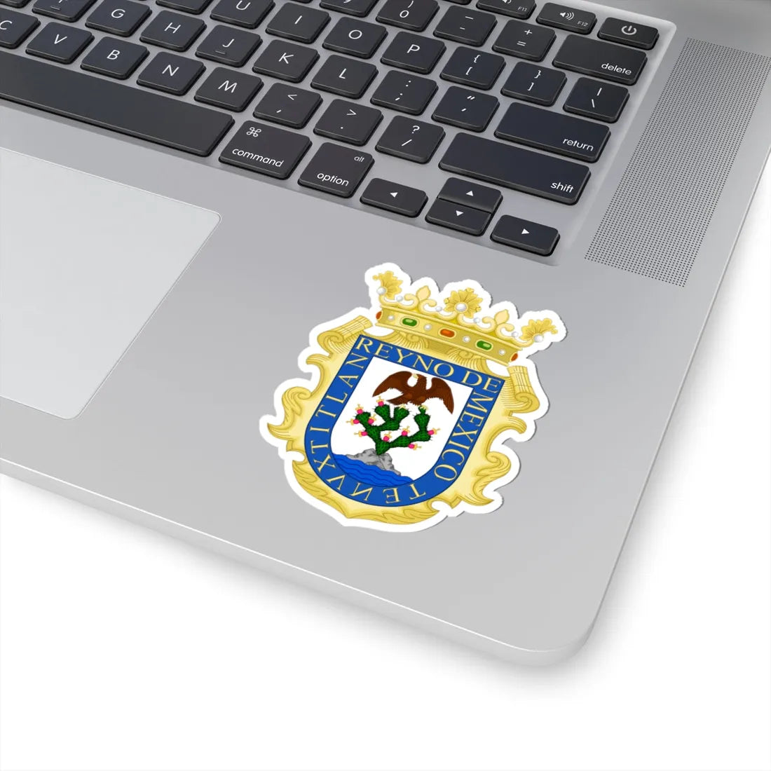 Escudo del Reino de México (Mexico) (Coat of Arms) STICKER Vinyl Kiss-Cut Decal - The Sticker Space
