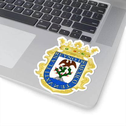 Escudo del Reino de México (Mexico) (Coat of Arms) STICKER Vinyl Kiss-Cut Decal - The Sticker Space