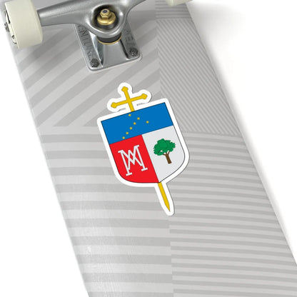 Escudo del Vicariato Apostólico de Mitú (Colombia) (Coat of Arms) STICKER Vinyl Kiss-Cut Decal - The Sticker Space