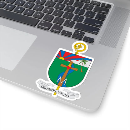 Escudo del Vicariato de Trinidad (Colombia) (Coat of Arms) STICKER Vinyl Kiss-Cut Decal - The Sticker Space