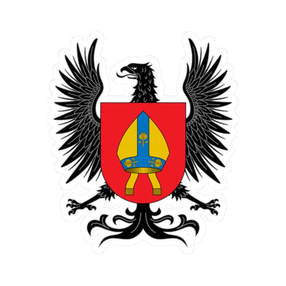 Escudo Episcopado de Colombia (Colombia) (Coat of Arms) STICKER Vinyl Kiss-Cut Decal 2 Inch White - The Sticker Space