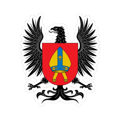 Escudo Episcopado de Colombia (Colombia) (Coat of Arms) STICKER Vinyl Kiss-Cut Decal 3 Inch White - The Sticker Space