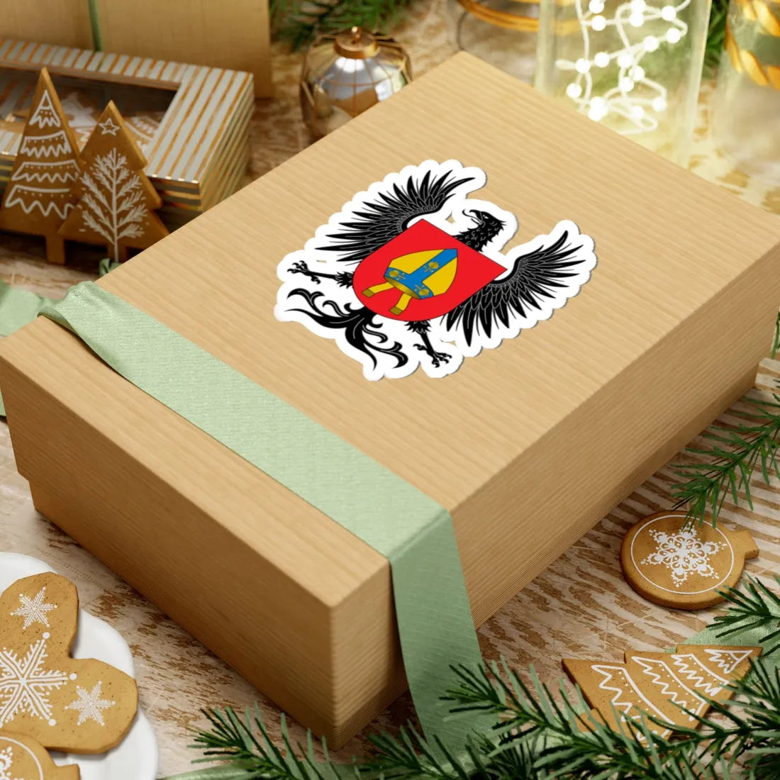 Escudo Episcopado de Colombia (Colombia) (Coat of Arms) STICKER Vinyl Kiss-Cut Decal - The Sticker Space