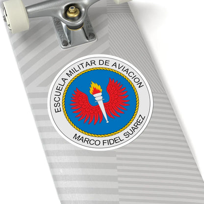 Escudo Escuela de Aviacion MFS (Colombia) (Coat of Arms) STICKER Vinyl Kiss-Cut Decal - The Sticker Space