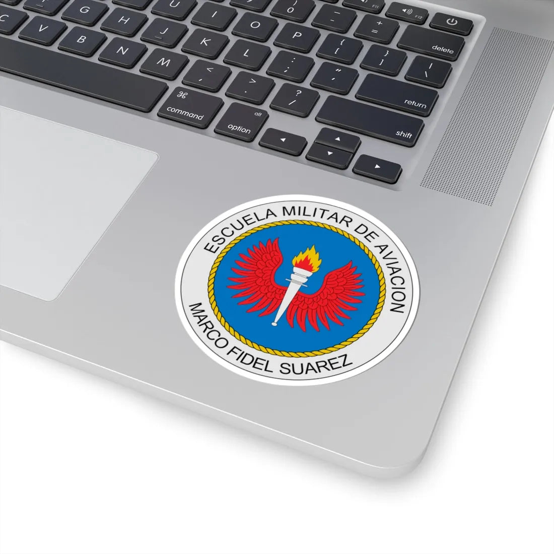 Escudo Escuela de Aviacion MFS (Colombia) (Coat of Arms) STICKER Vinyl Kiss-Cut Decal - The Sticker Space