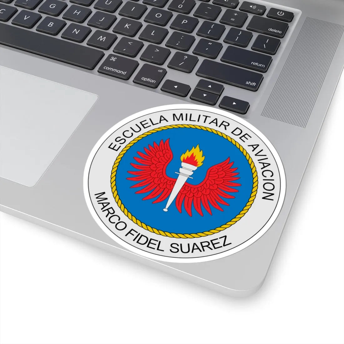Escudo Escuela de Aviacion MFS (Colombia) (Coat of Arms) STICKER Vinyl Kiss-Cut Decal - The Sticker Space