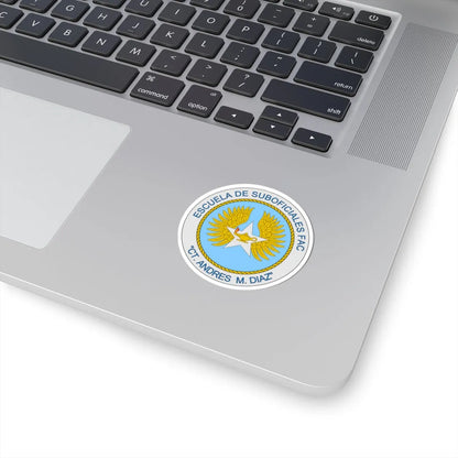 Escudo Escuela de Suboficiales FAC CTAMD (Colombia) (Coat of Arms) STICKER Vinyl Kiss-Cut Decal - The Sticker Space