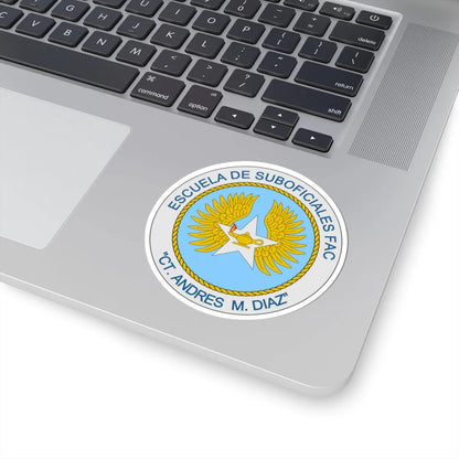 Escudo Escuela de Suboficiales FAC CTAMD (Colombia) (Coat of Arms) STICKER Vinyl Kiss-Cut Decal - The Sticker Space
