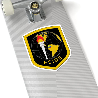 Escudo Escuela Idiomas y Dialectos-Colombia (Colombia) (Coat of Arms) STICKER Vinyl Kiss-Cut Decal - The Sticker Space