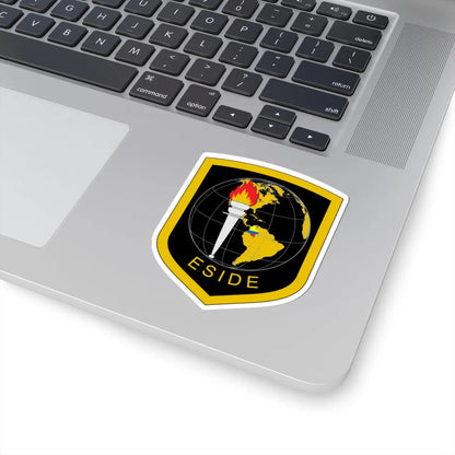 Escudo Escuela Idiomas y Dialectos-Colombia (Colombia) (Coat of Arms) STICKER Vinyl Kiss-Cut Decal - The Sticker Space