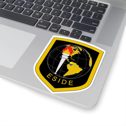 Escudo Escuela Idiomas y Dialectos-Colombia (Colombia) (Coat of Arms) STICKER Vinyl Kiss-Cut Decal - The Sticker Space