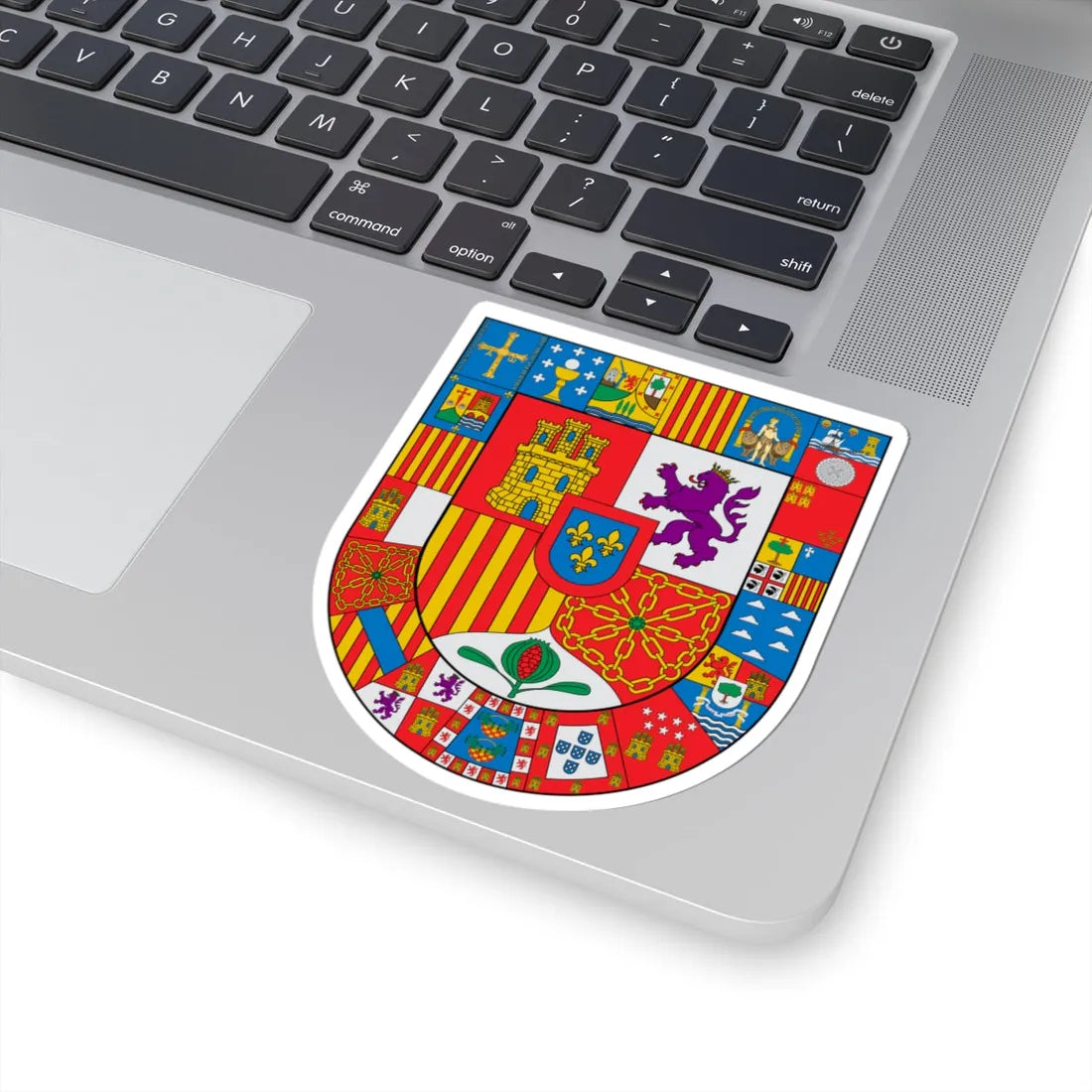 Escudo España Autonómica (Spain) (Coat of Arms) STICKER Vinyl Kiss-Cut Decal - The Sticker Space
